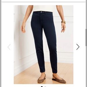 Talbots Women High Waist Jegging Ankle Pants Skinny Casual Stretch Work 4P Curvy
